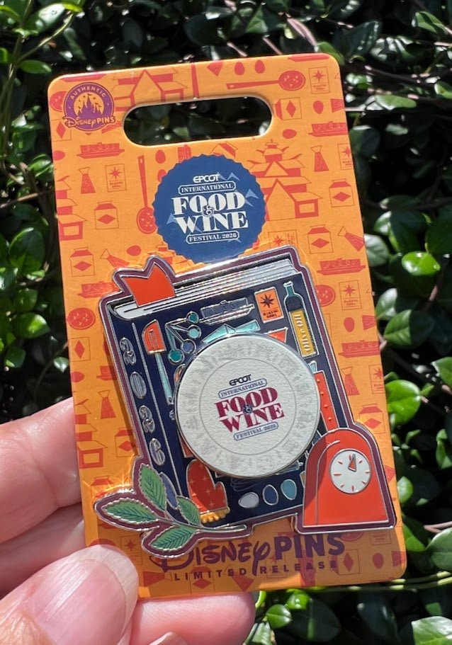 Recipe Book 2026 Epcot Food & Wine Festival Disney Pin