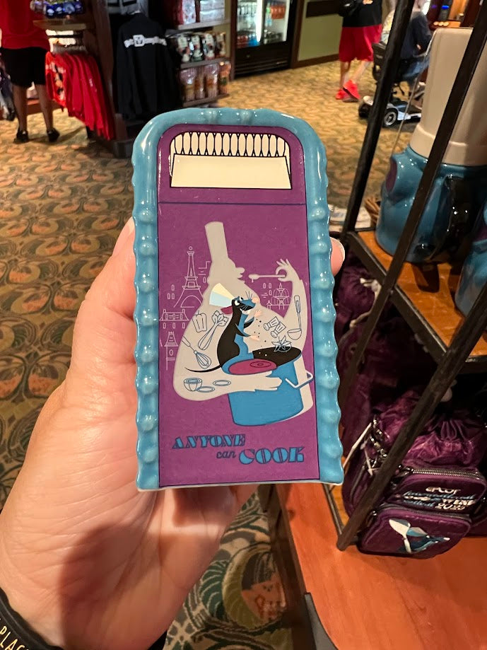 Remy 2025 Epcot Food & Wine Festival Trash Can Salt Pepper Shaker