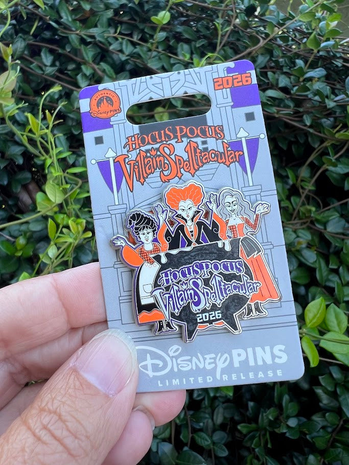 Sanderson Sisters Villain Spelltacular 2026 Mickey's Not So Scary Halloween Party Disney Pin