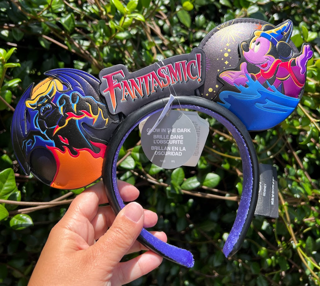 Sorcerer Mickey & Chernabog Fantasmic Minnie Mouse Ears Headband