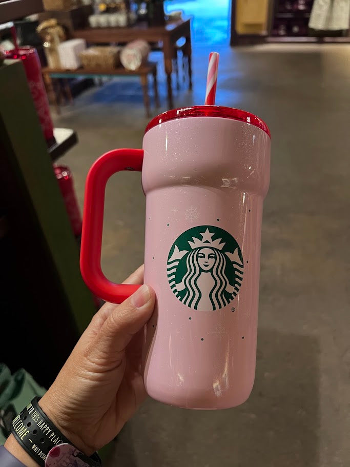 Mint to be at the Merriest Place on Earth Starbucks Metal Tumbler