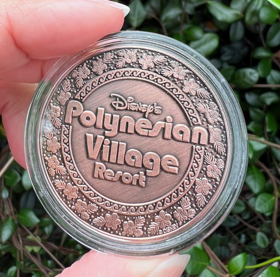 Stitch & Angel Polynesian Resort Medallion