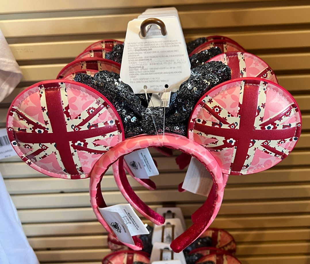 United Kingdom Pavilion Minnie Mouse Ears Headband