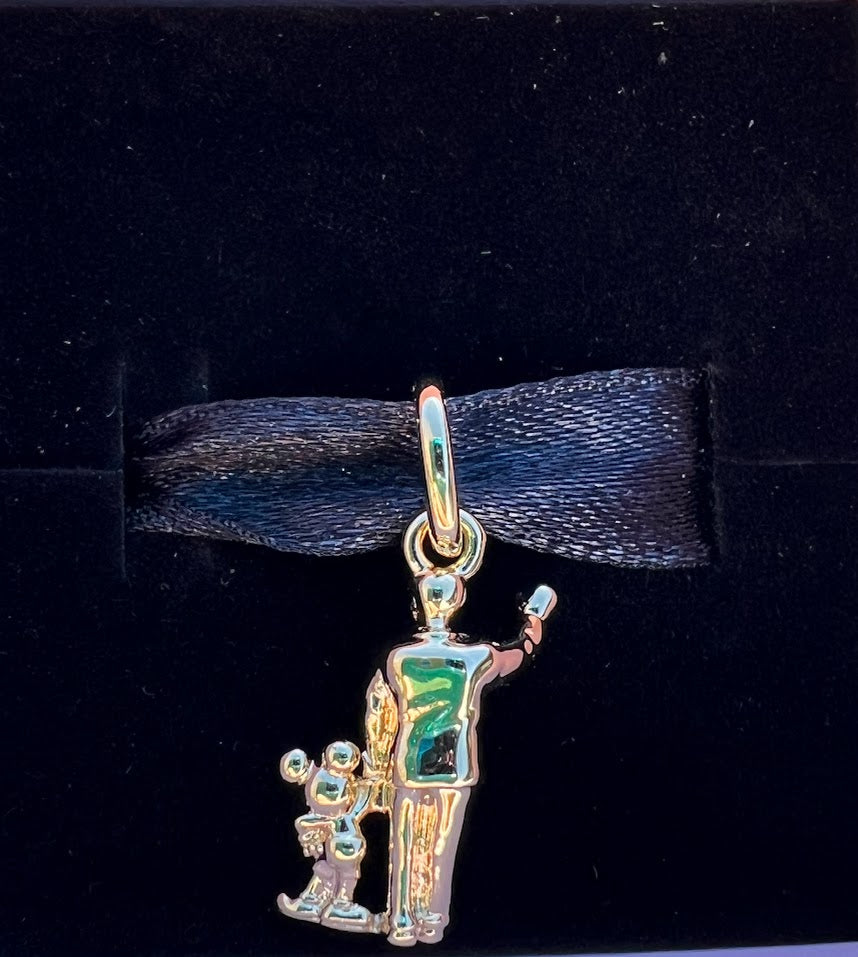 Walt & Mickey Partners Statue Disney Parks Pandora Charm