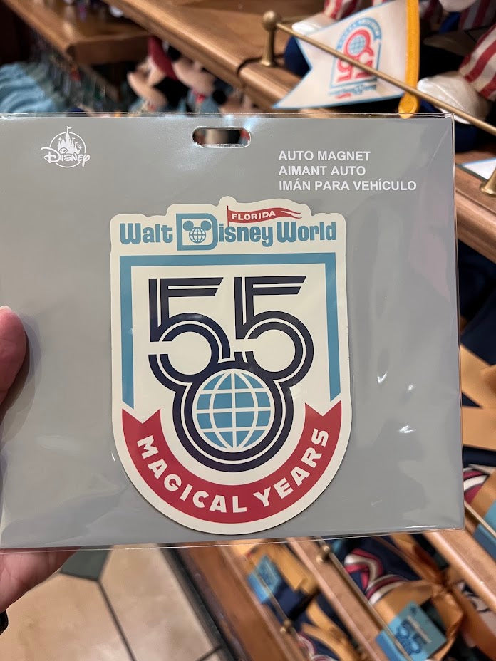 Walt Disney World 55th Anniversary Car Magnet