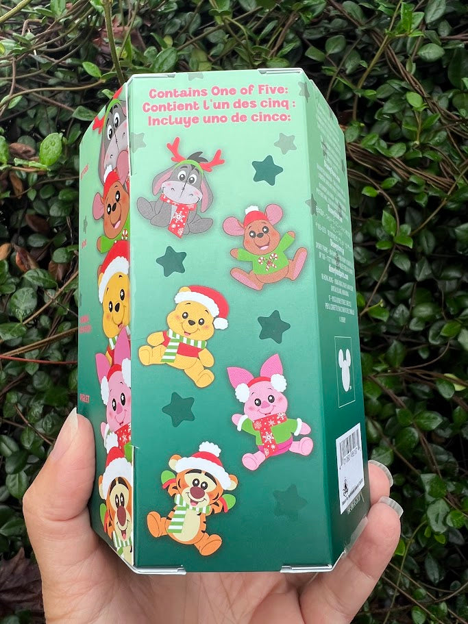 Winnie the Pooh & Friends Christmas Series Disney Wishables Shimmer Mystery Plush
