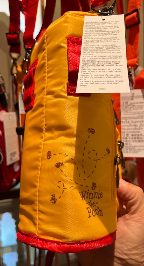 Winnie the Pooh Disney Parks Lug Water Bottle Bag