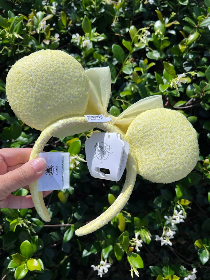 Yellow Minnie Mouse Ears Headband