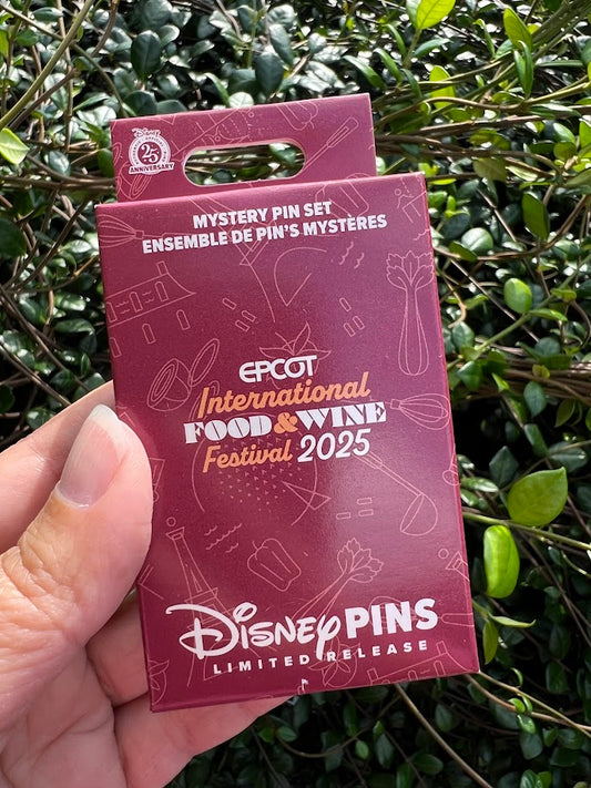 2025 Epcot Food & Wine Festival Mystery Disney Pin Pack