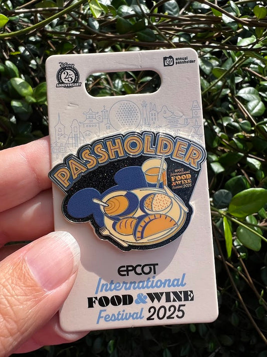 2025 Epcot Food & Wine Festival Limited Release Passholder Disney Pin