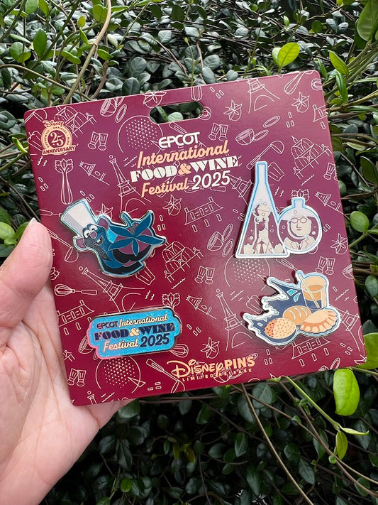 2025 Epcot Food & Wine Festival Limited Release 4 Disney Pin Set