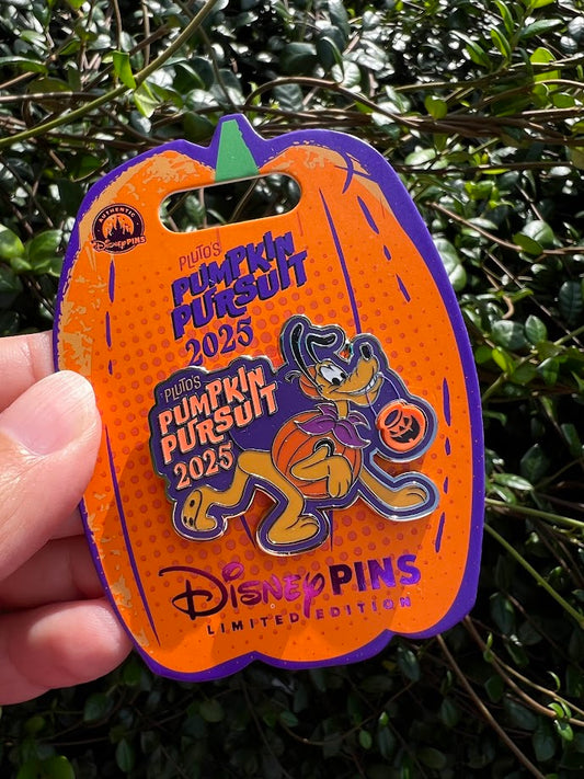 2025 Pluto's Pumpkin Pursuit Limited Edition Disney Pin