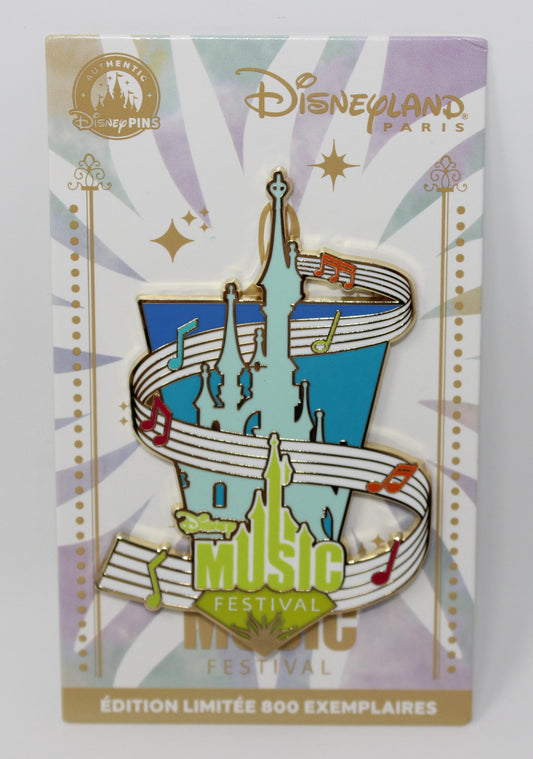 2025 Music Festival Logo Disneyland Paris Disney Pin