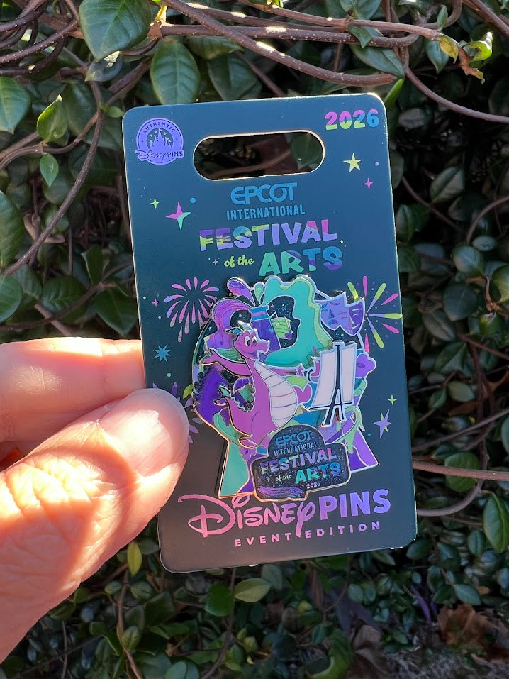 Figment 2026 Epcot Festival of the Arts Limited Edition Disney Pin