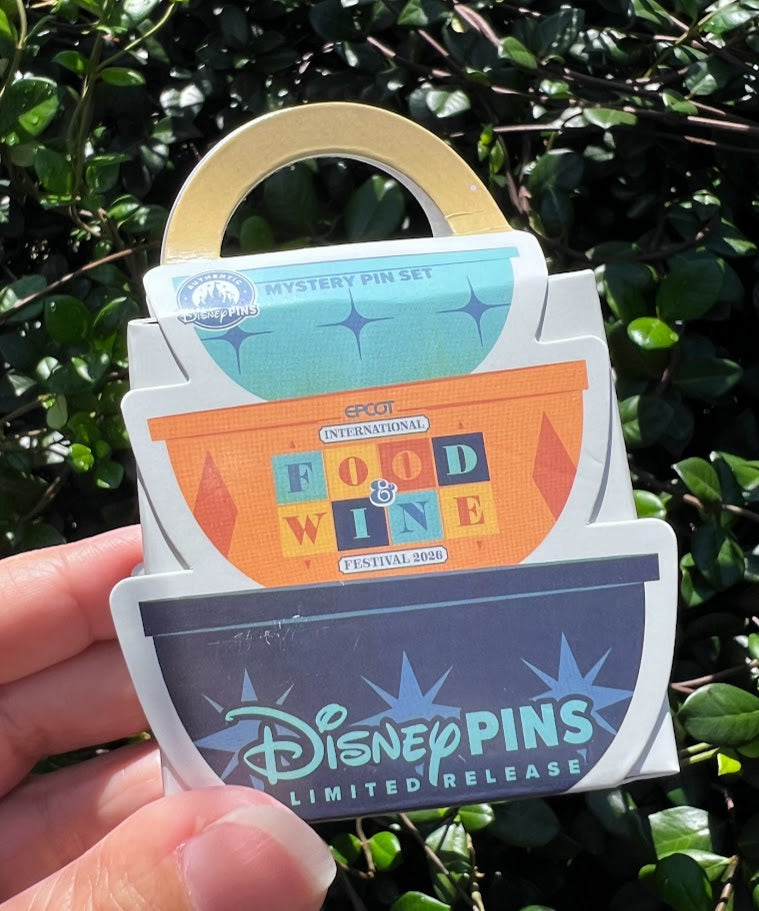 2026 Epcot Food & Wine Festival Limited Release Mystery Disney Pin Pack