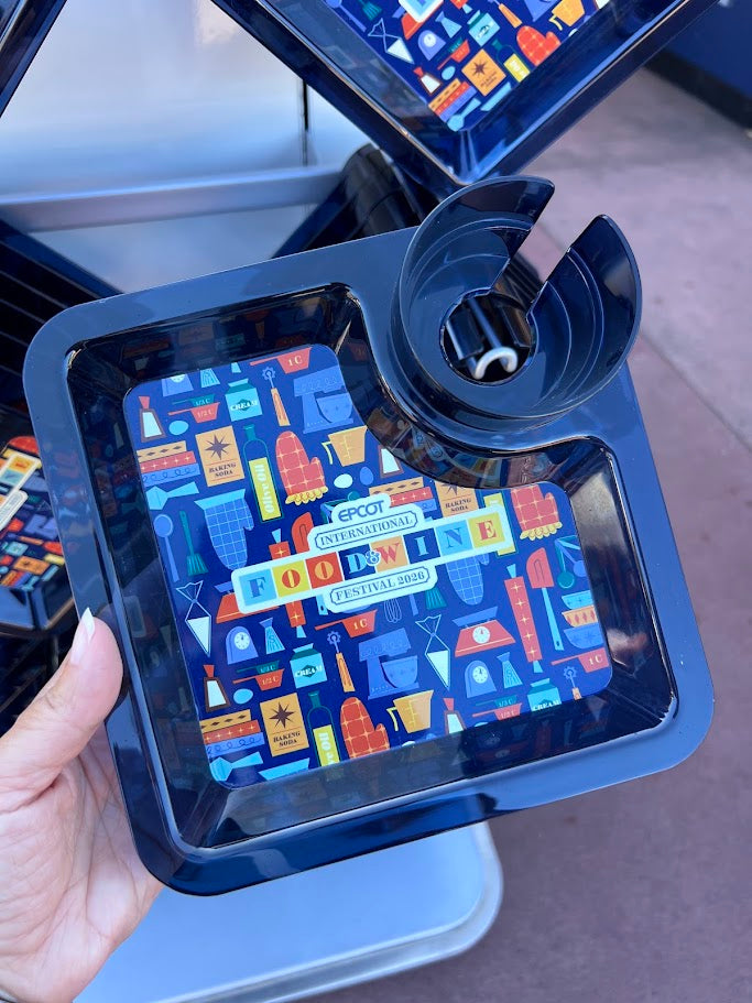 2026 Epcot Food & Wine Festival Plastic Tray