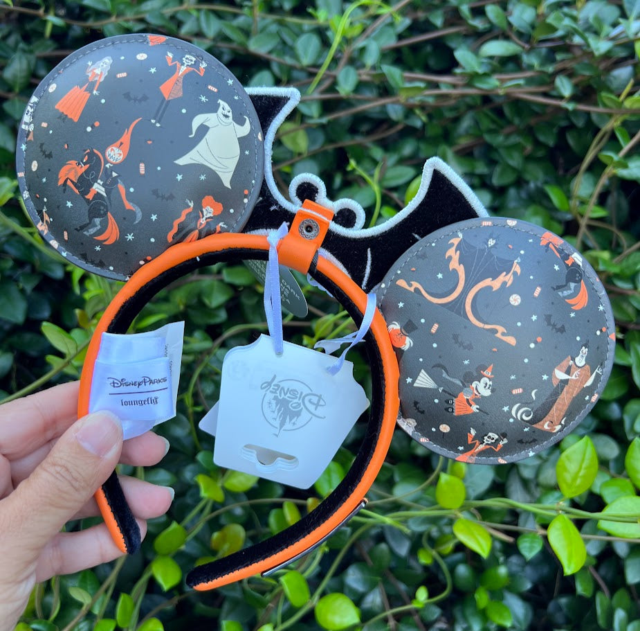 2026 Mickey's Not So Scary Halloween Party Loungefly Minnie Mouse Ears Headband