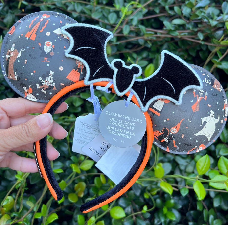 2026 Mickey's Not So Scary Halloween Party Loungefly Minnie Mouse Ears Headband