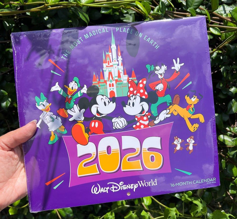 2026 Walt Disney World 16 Month Calendar Shopping the Parks