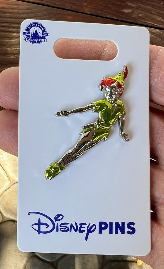 Peter Pan 3D Sculpted Metallic Disney Pin