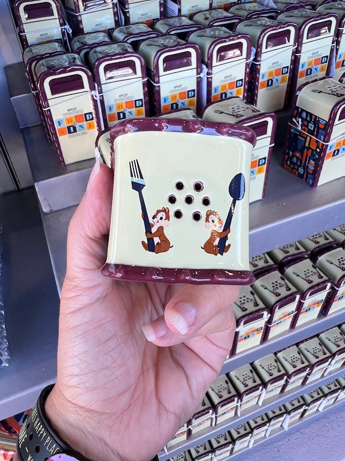 Chip & Dale 2026 Epcot Food & Wine Festival Trash Can Shaker