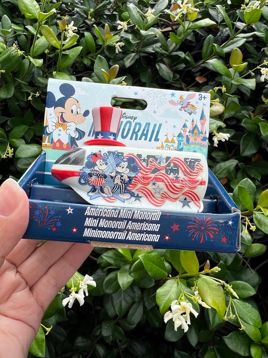 4th of July Mini Monorail Toy Disney Parks