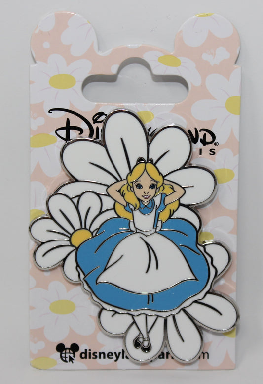 Alice with Flowers Alice in Wonderland Disneyland Paris Pin