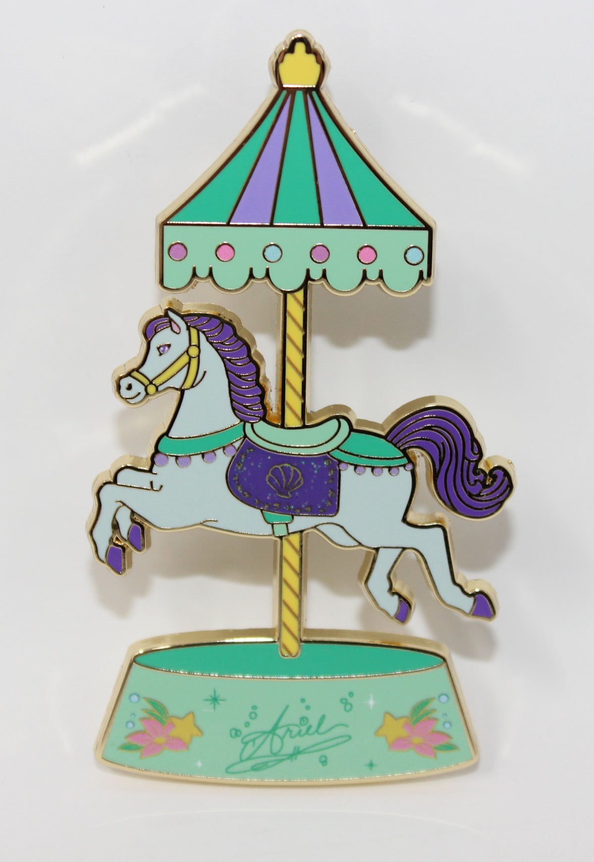 Ariel Disney Princess Royal Carousel Pink a la Mode Mystery Disney Pin