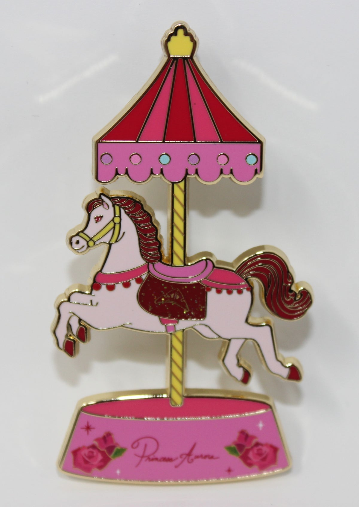 Aurora Disney Princess Royal Carousel Pink a la Mode Mystery Disney Pin