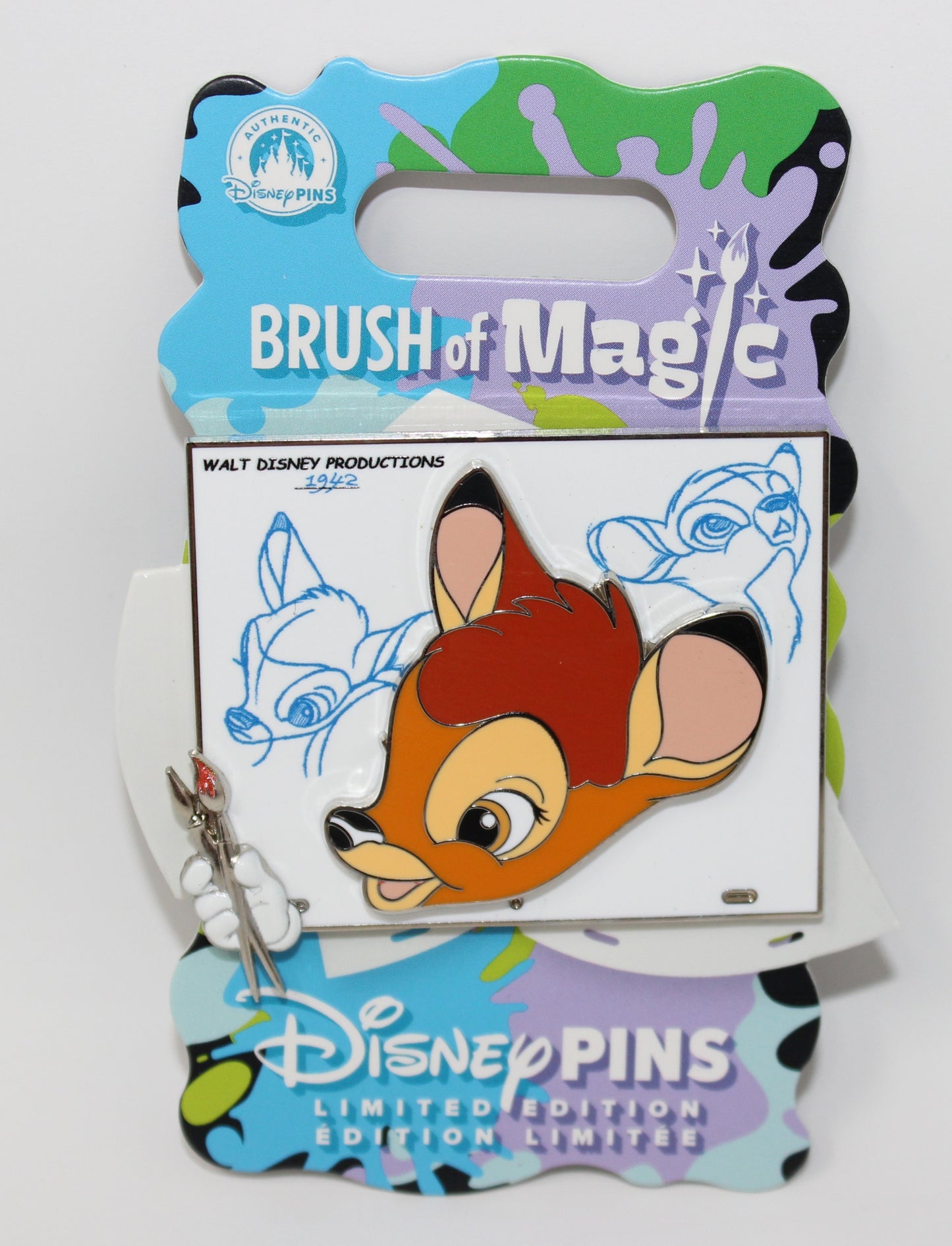 Bambi Brush of Magic Limited Edition Disney Pin