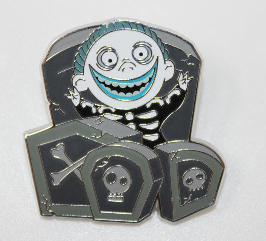 Barrel Nightmare Before Christmas Tombstones Mystery Disney Pin