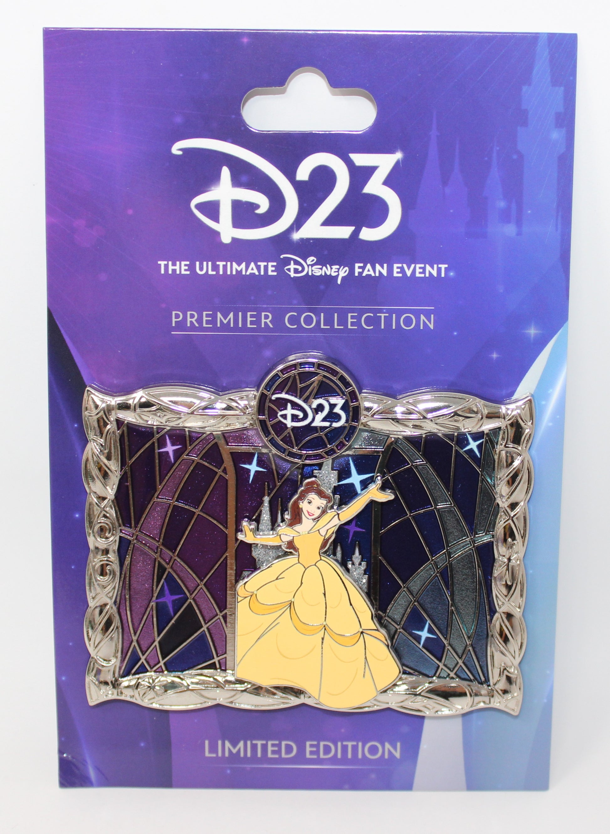 Belle 2026 D23 Premier Collection Disney Pin