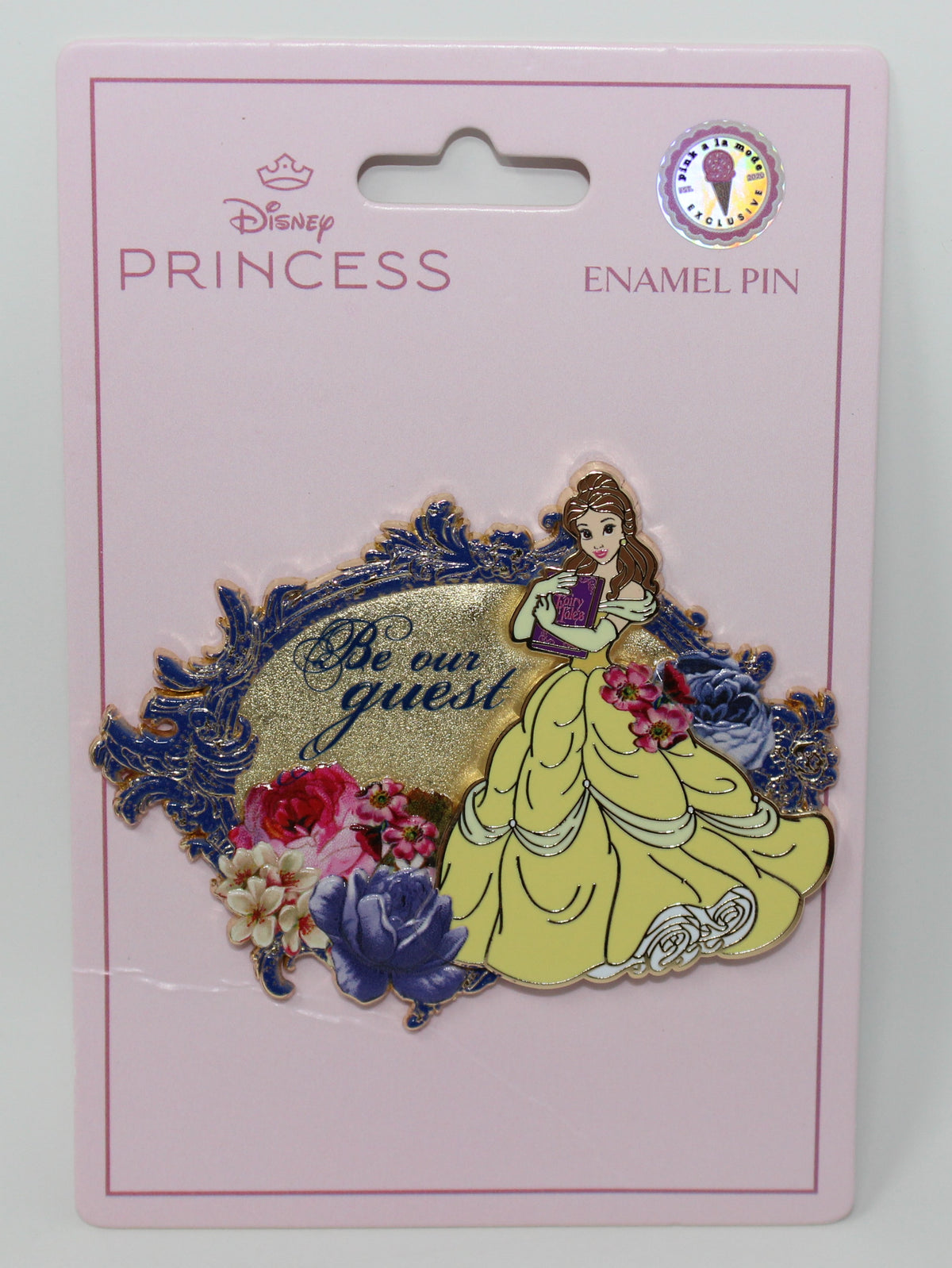 Belle Be Our Guest Pink a la Mode Disney Pin