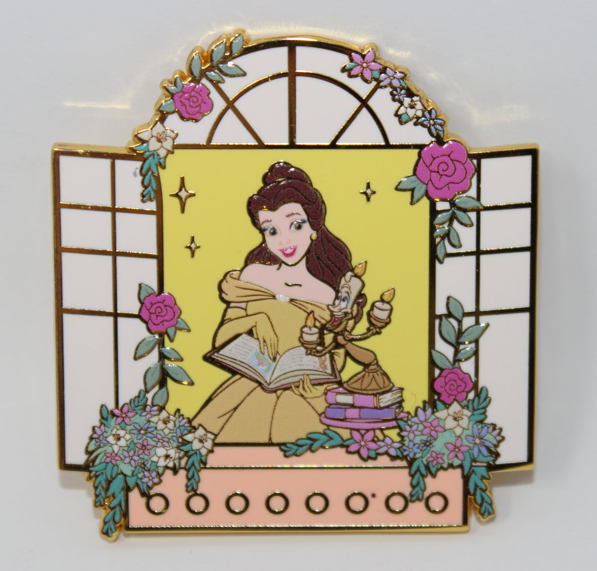 Belle Disney Princess Balcony Scene Mystery BoxLunch Pin