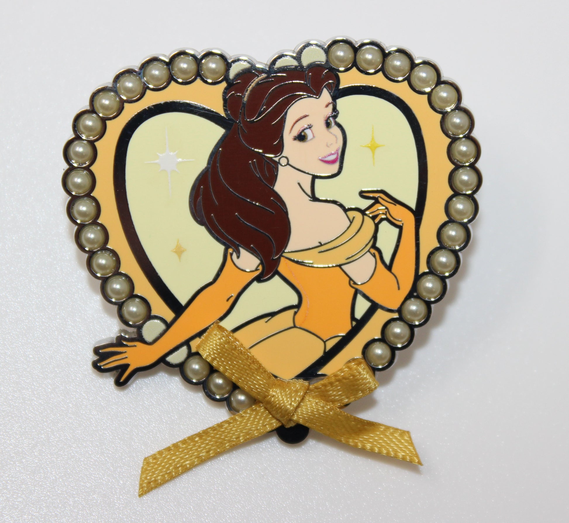 Belle Disney Princess Heart Portraits Mystery BoxLunch Pin