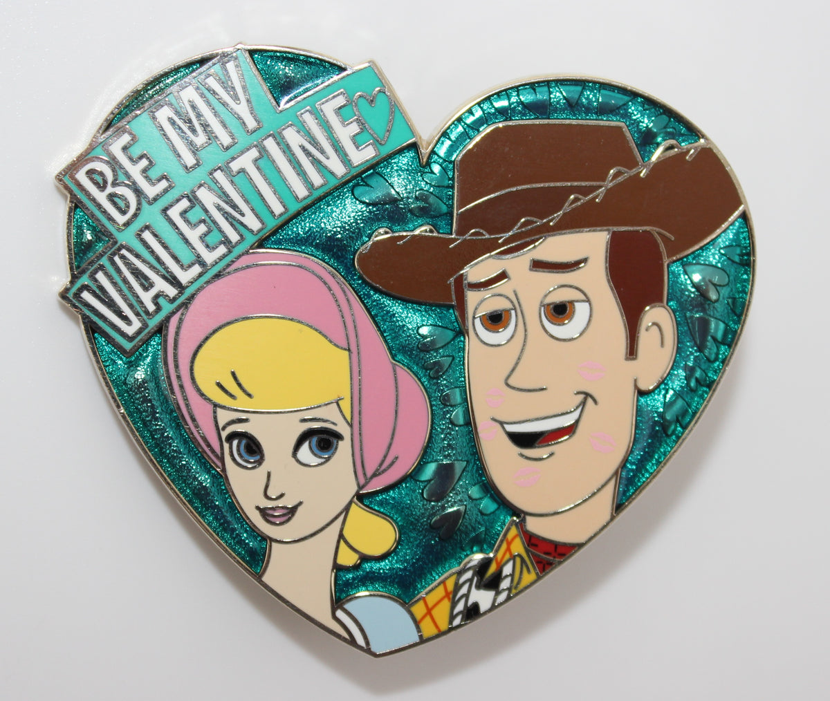Bo Peep & Woody WDI Valentine's Day 2022 Be My Valentine Disney Pin