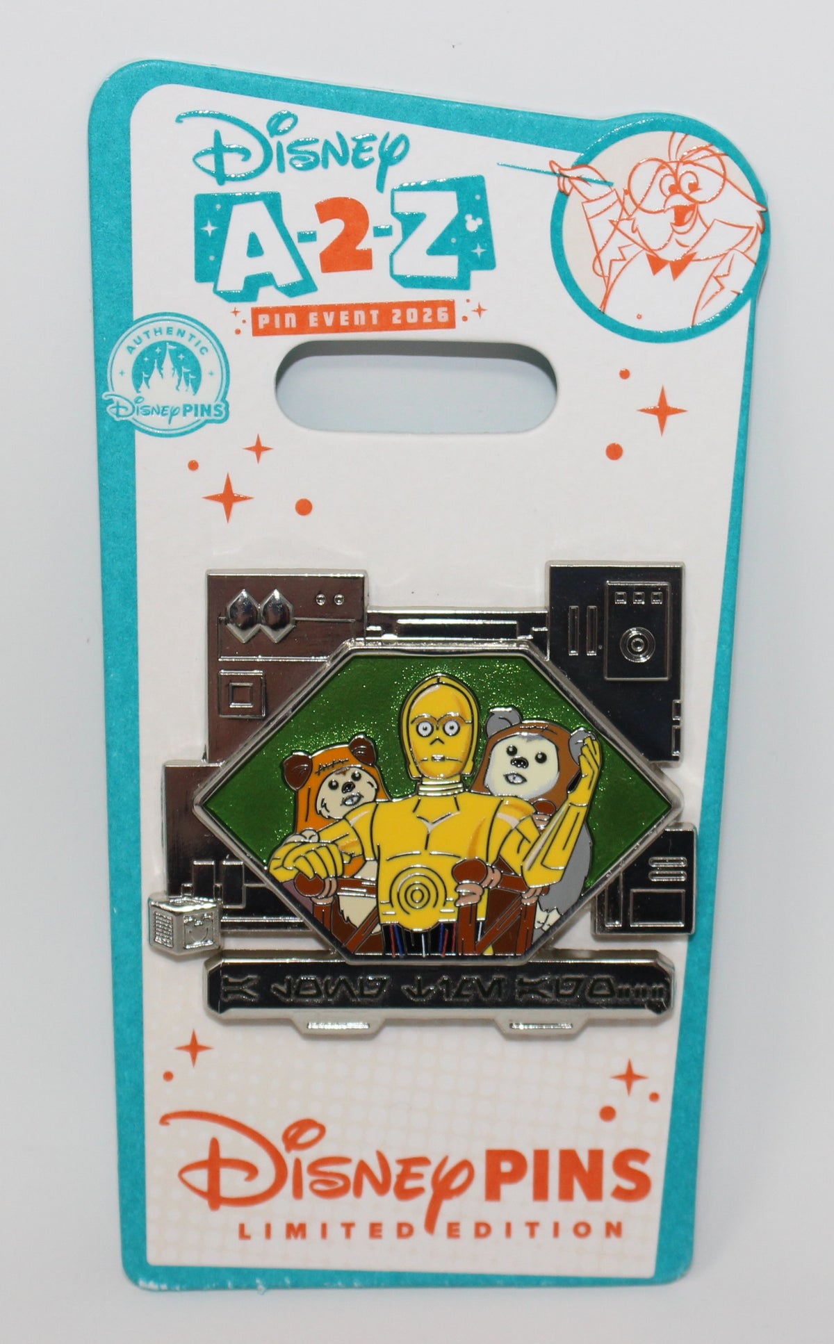C-3PO & Ewoks Star Wars Once Upon a Time A-2-Z Disney Pin