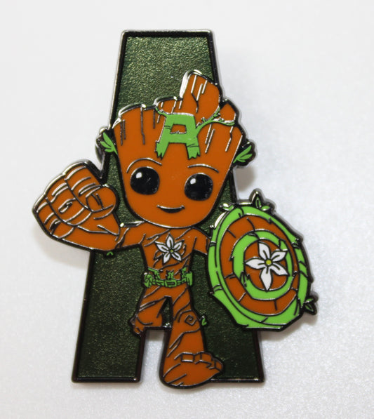 Captain America A We are Groot Mystery Disney Pin