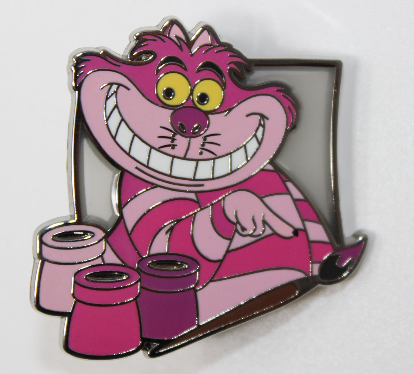 Cheshire Cat Brush of Magic Mystery Disney Pin