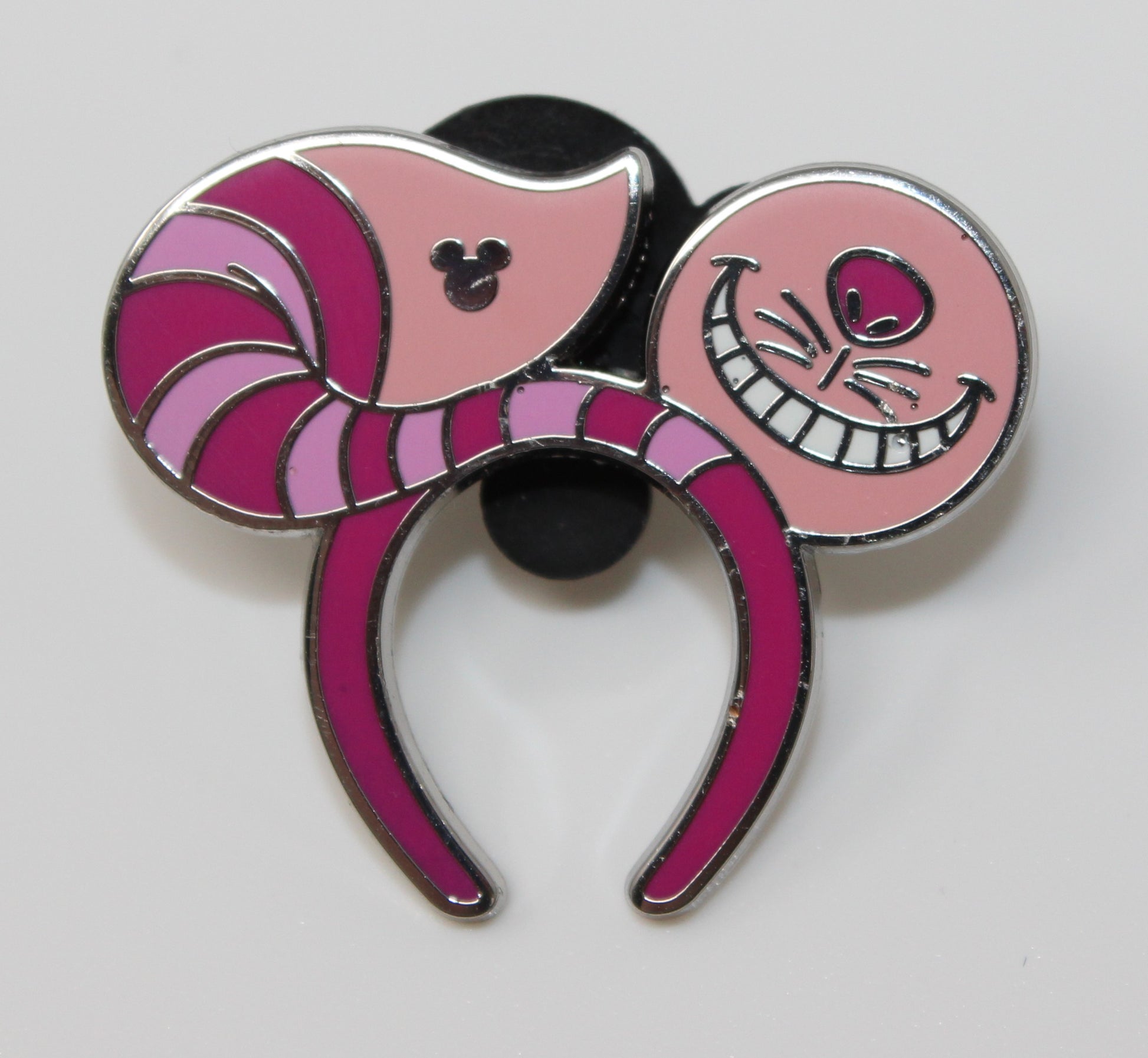 Cheshire Cat Ear Headband Disneyland 2025 Hidden Disney Wave A Pin