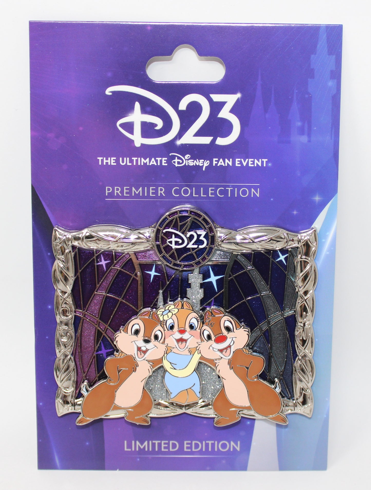 Chip Dale & Clarice 2026 D23 Premier Collection Disney Pin
