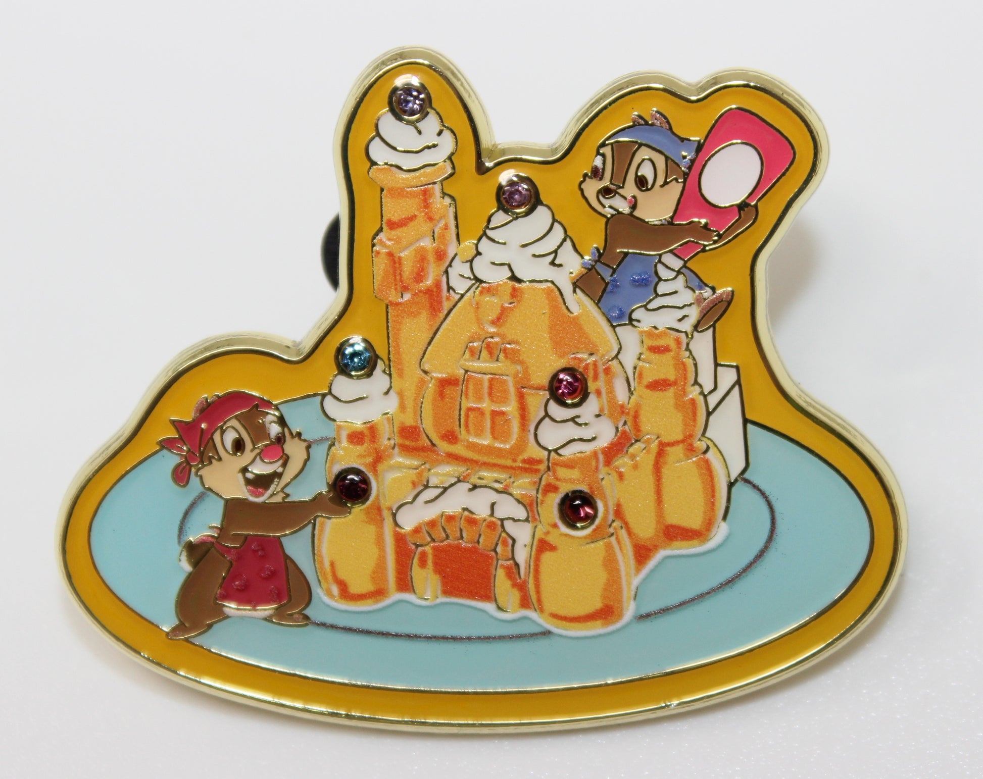 Chip & Dale Egg Puff Castle Hong Kong Cuisine Mystery Disney Pin