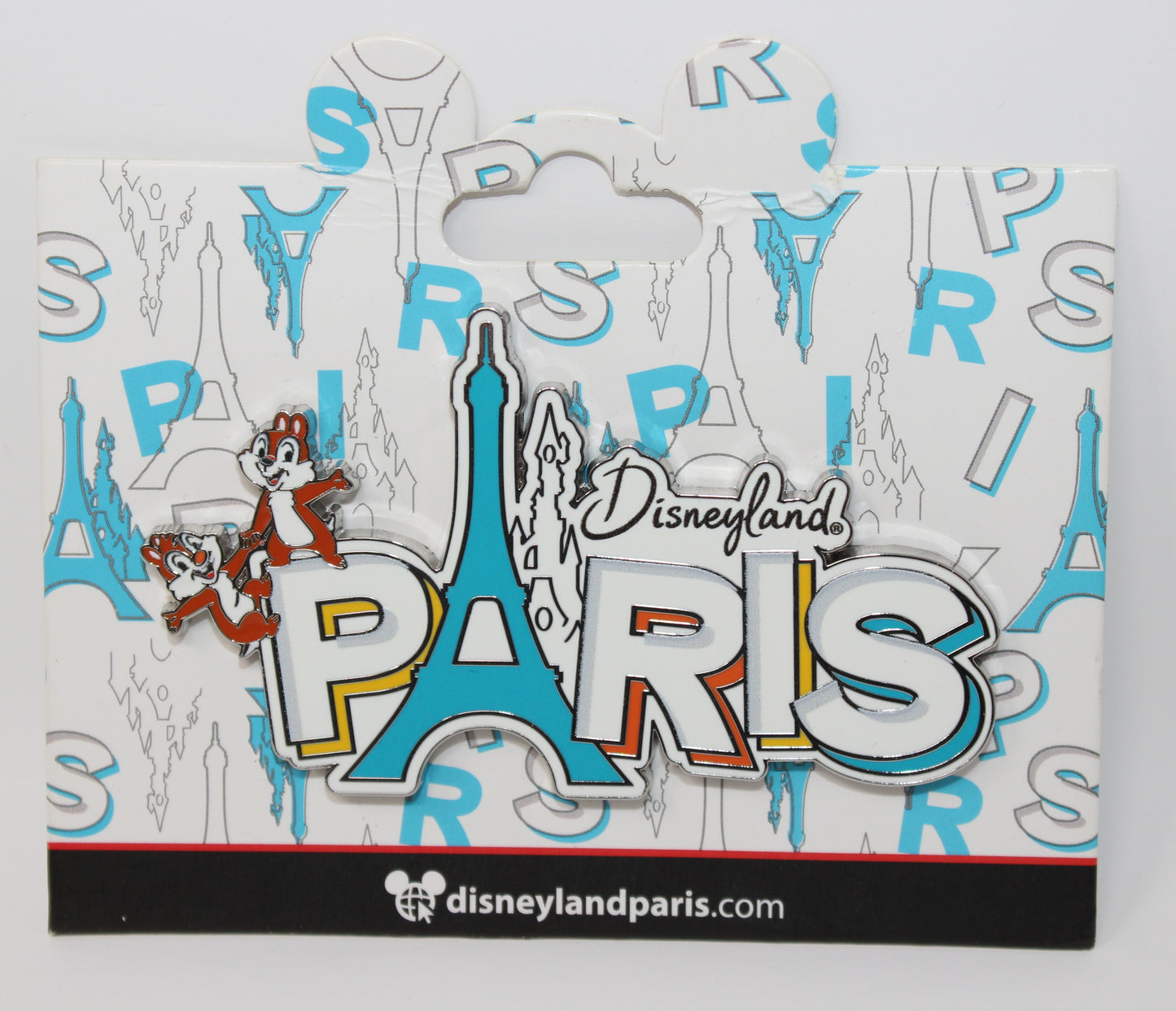 Chip & Dale Eiffel Tower Disneyland Paris Disney Pin