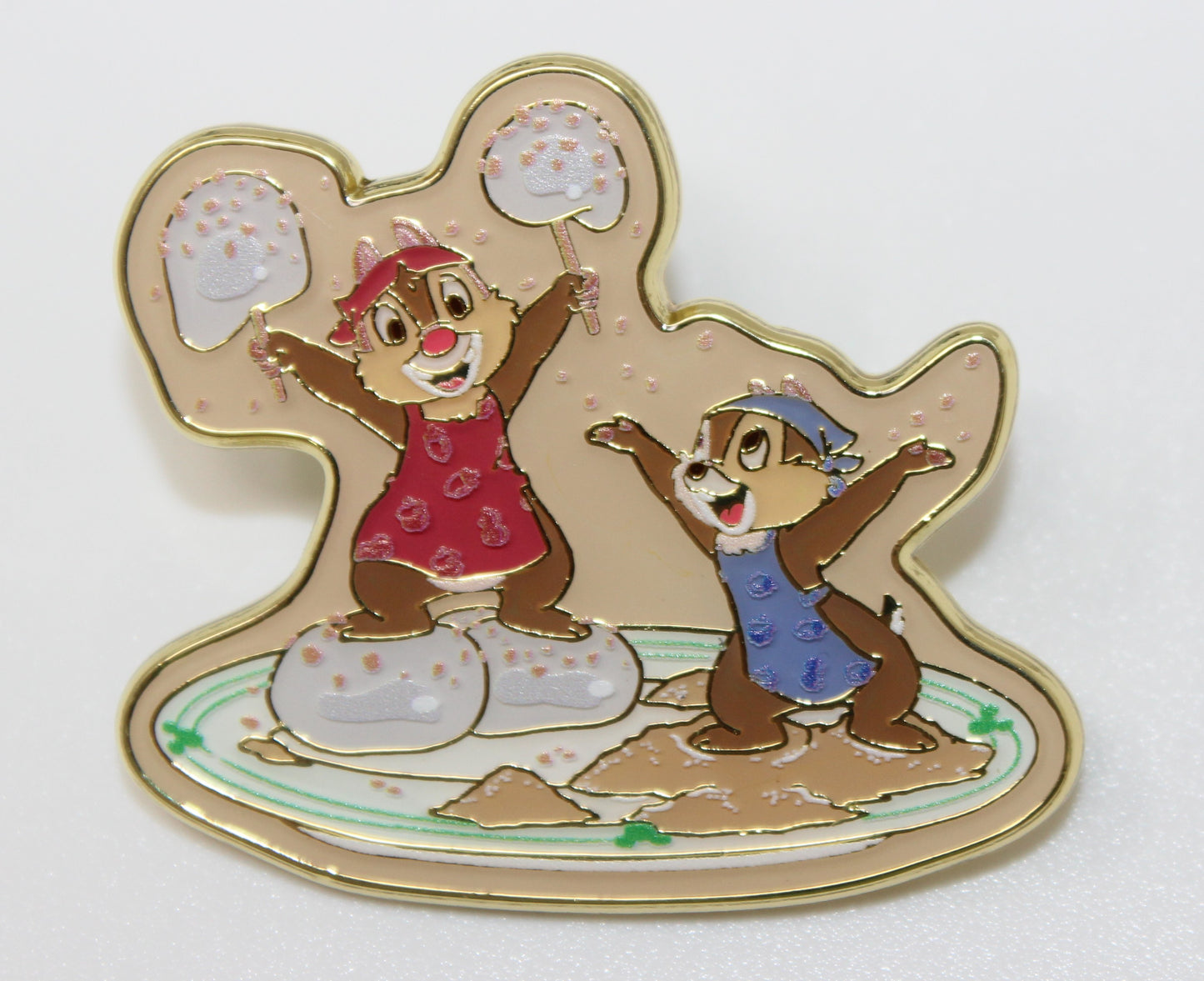 Chip & Dale Glutinous Rice Balls with Crushed Peanuts Hong Kong Cuisine Mystery Disney Pin
