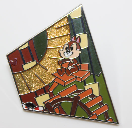 Chip Swiss Family Treehouse Attraction Map Puzzles Mystery Disney Pin