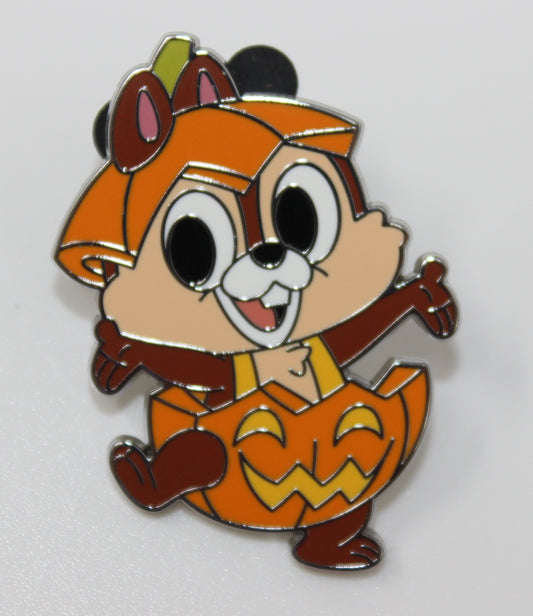 Chip as a Pumpkin Trick or Chipmunk Mystery Disney Pin