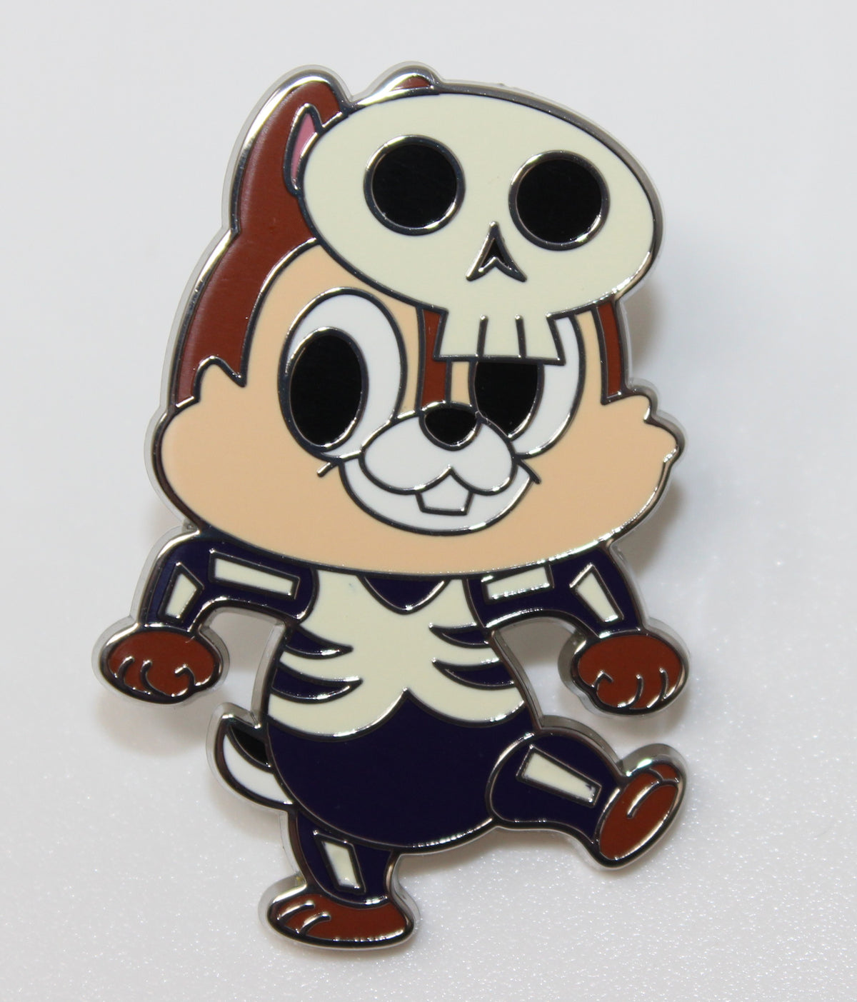 Chip as a Skeleton Trick or Chipmunk Mystery Disney Pin