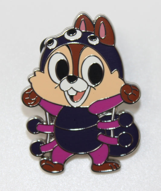 Chip as a Spider Trick or Chipmunk Mystery Disney Pin