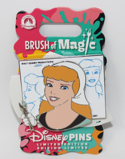 Cinderella Brush of Magic Limited Edition Disney Pin