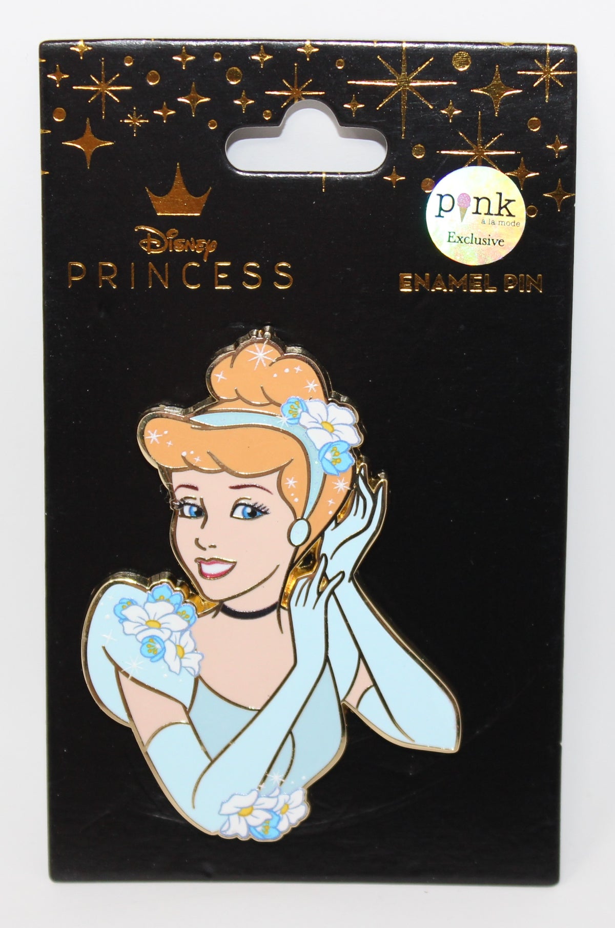 Cinderella Disney Floral Princess Pink a la Mode Disney Pin